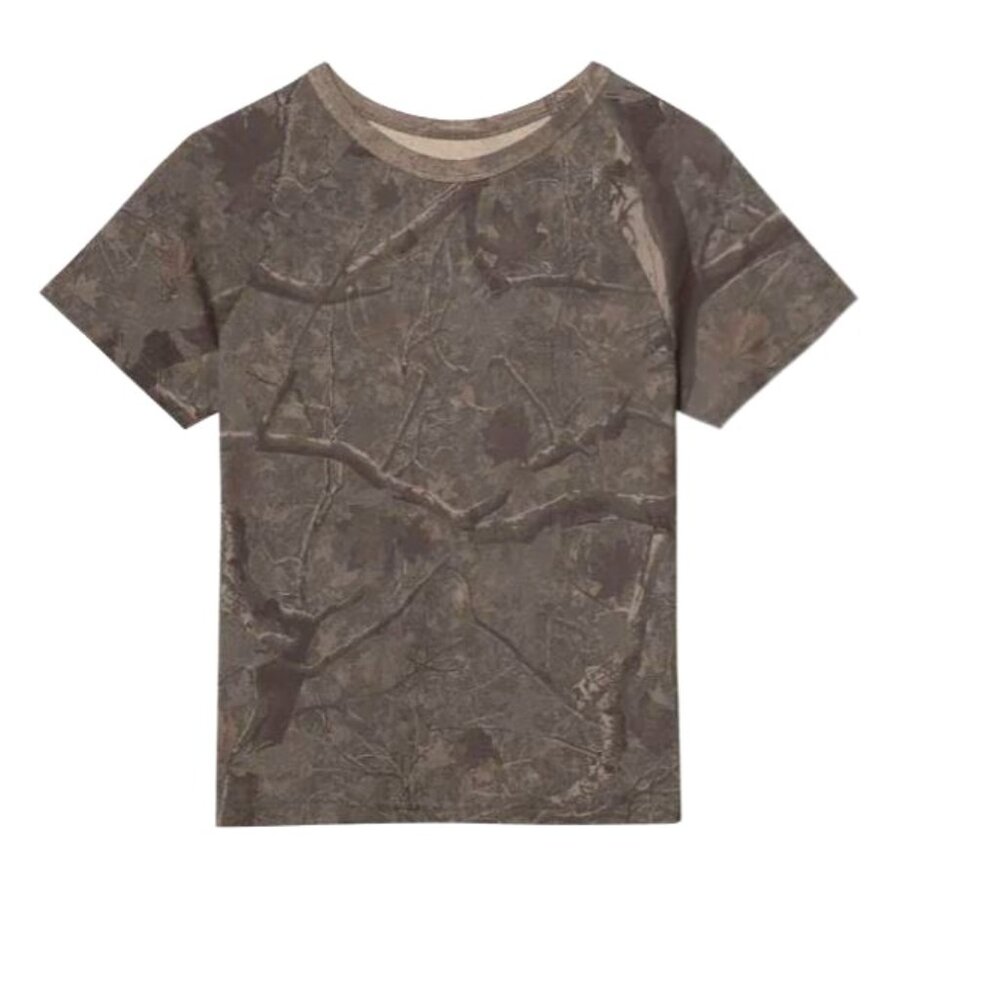DAIRY BOY - RIVER CAMO BASEBALL TEE size M!